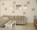 Damask Wall Pattern  Art Stickers